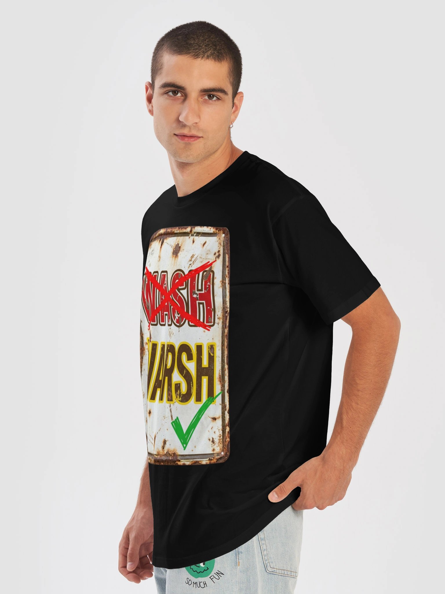 Wash Warsh Southern Accent Country Saying Pronunciation Joke T-Shirt product image (63)