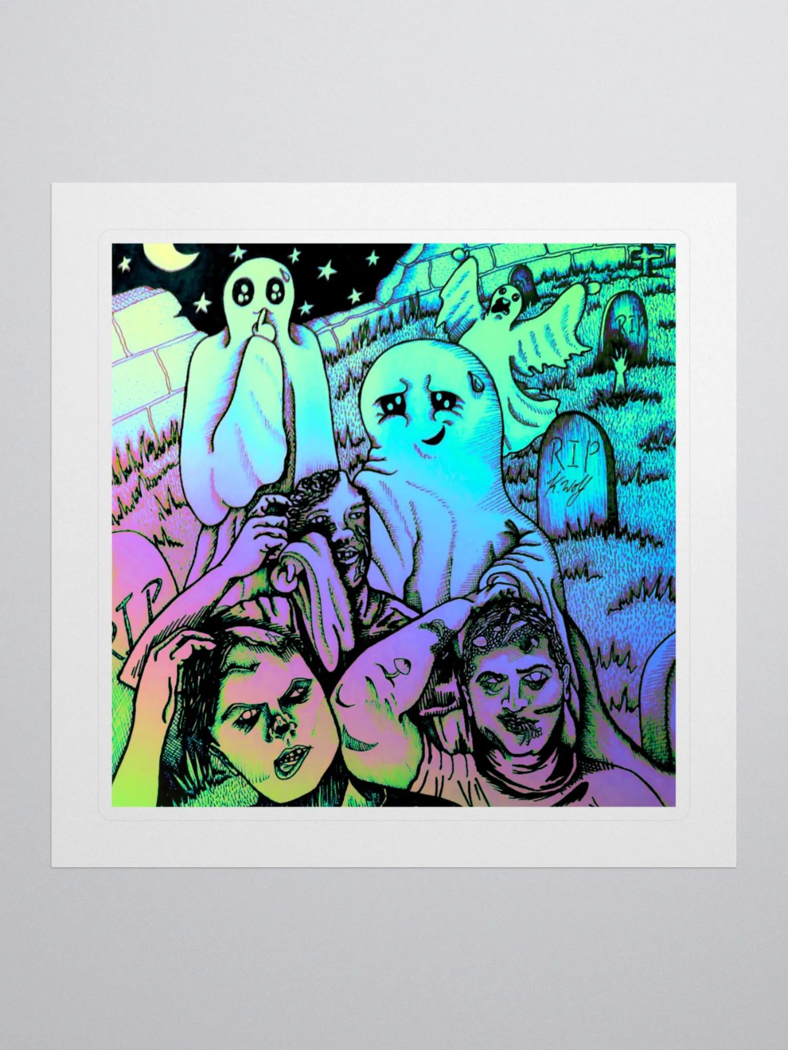Limited edition Graveyard brawl Stickers product image (1)