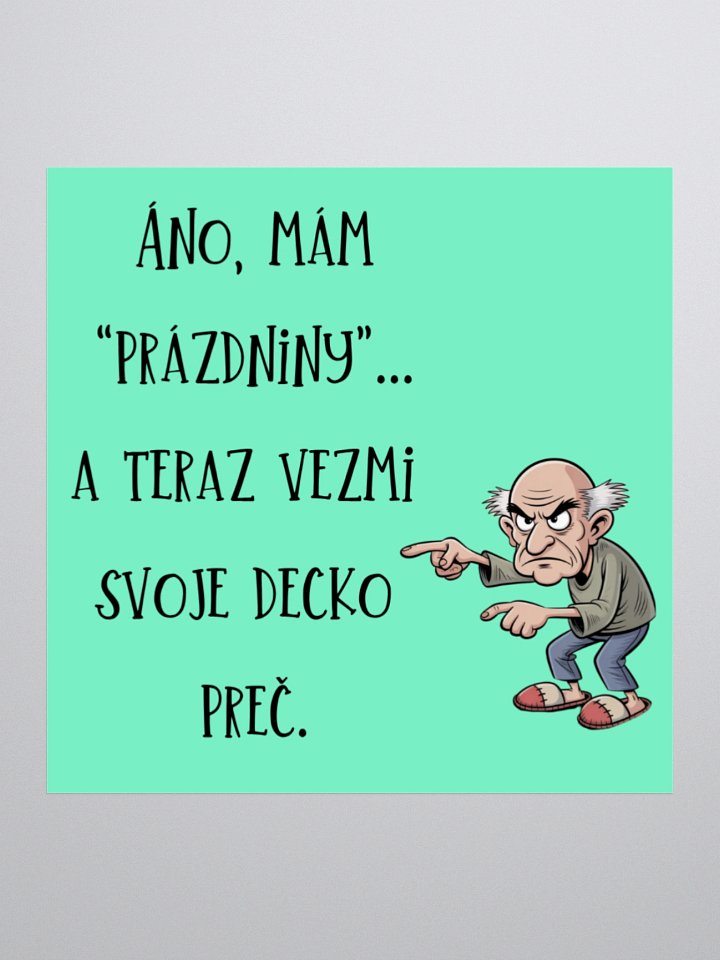 "Vezmi decko preč" nálepka product image (1)
