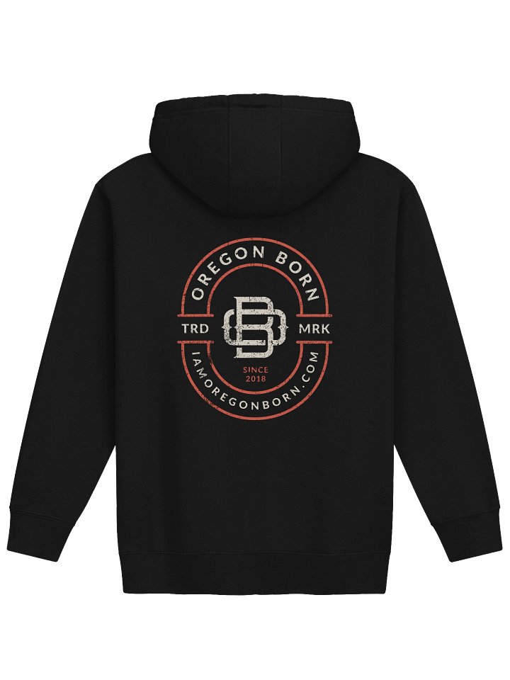 Oregon Born Monogram Hoodie (Back Print) product image (2)
