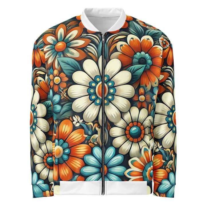 Floral Fusion All-Over Bomber Jacket product image (1)
