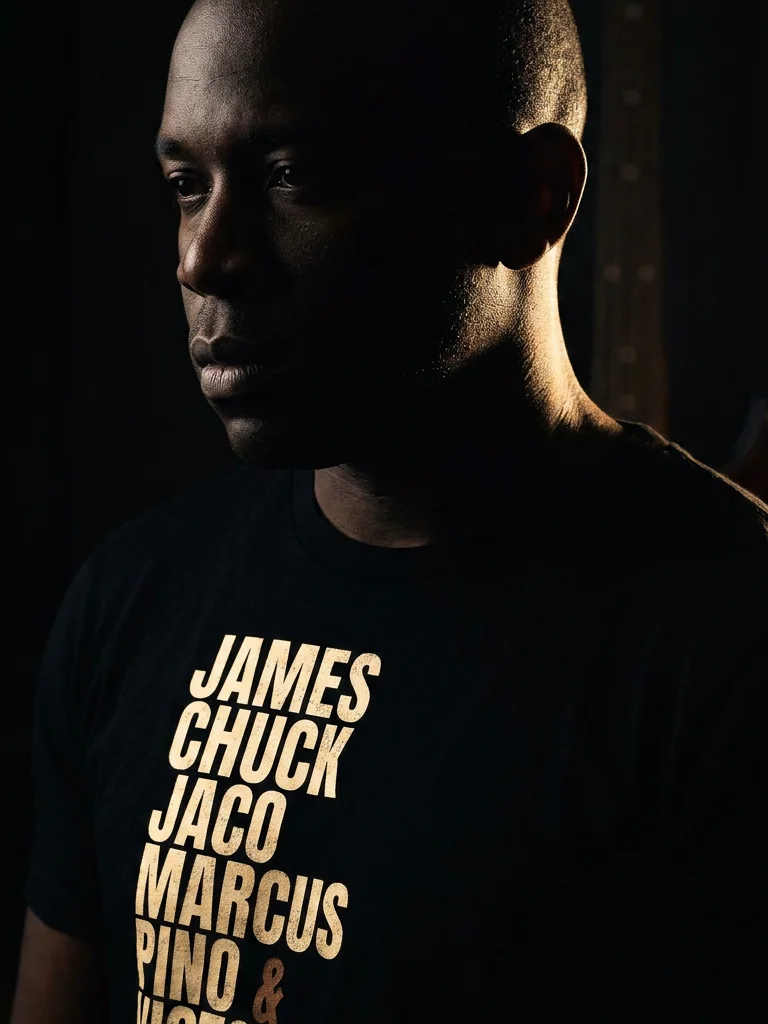 Legendary Bassists Tribute Tee | Jazz & Funk Bass Legends Shirt product image (24)