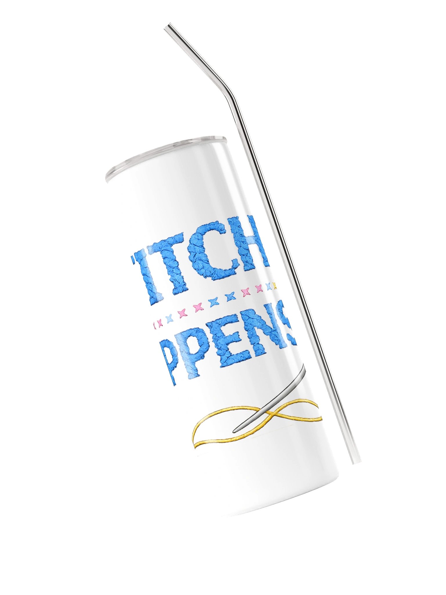 Stitch Happens Stainless Steel Tumbler product image (3)