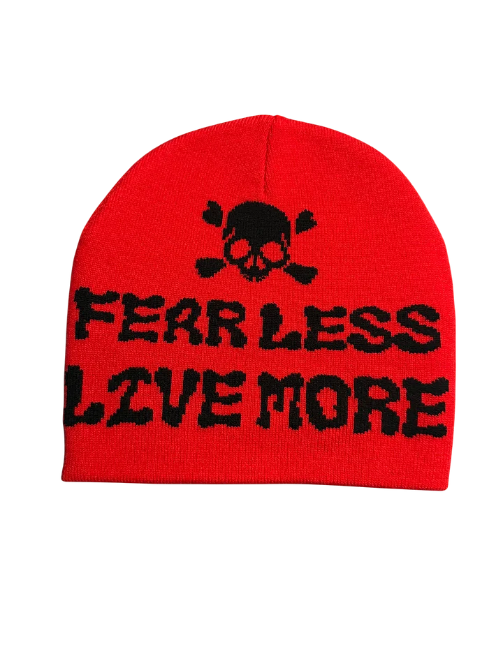 Red “FLLM” Beanie product image (2)