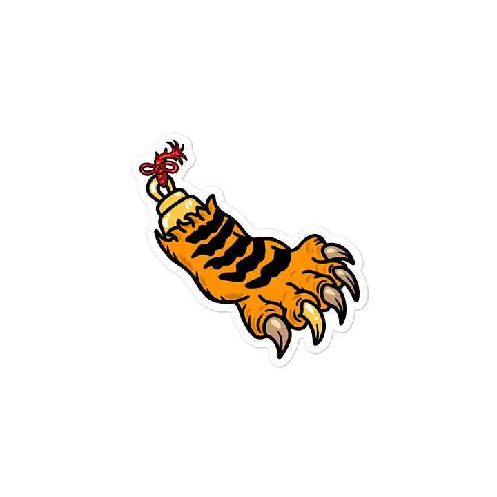 Lucky Tiger Paw- Sticker product image (1)