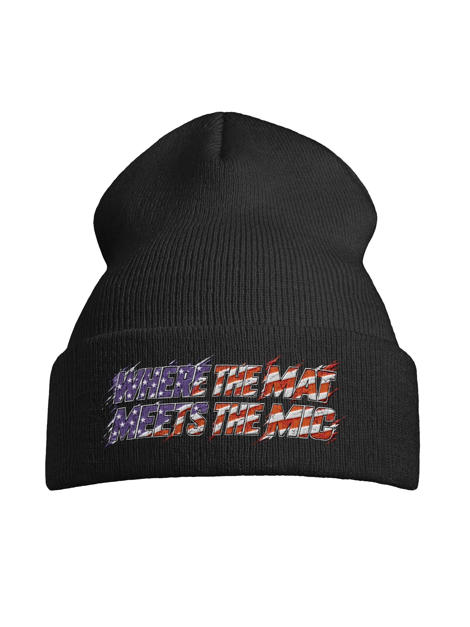 Where the Mat Meets the Mic 250 Beanie product image (74)