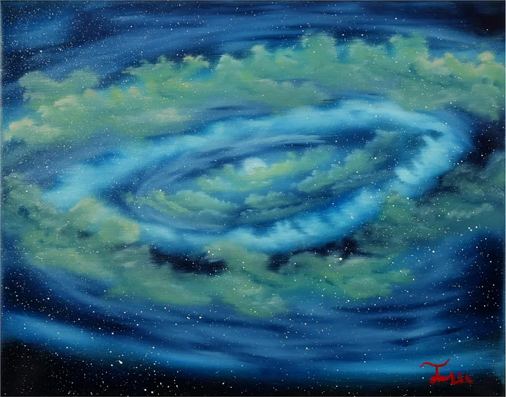 The Nebulas Breath (Original) 16x20 Canvas product image (1)
