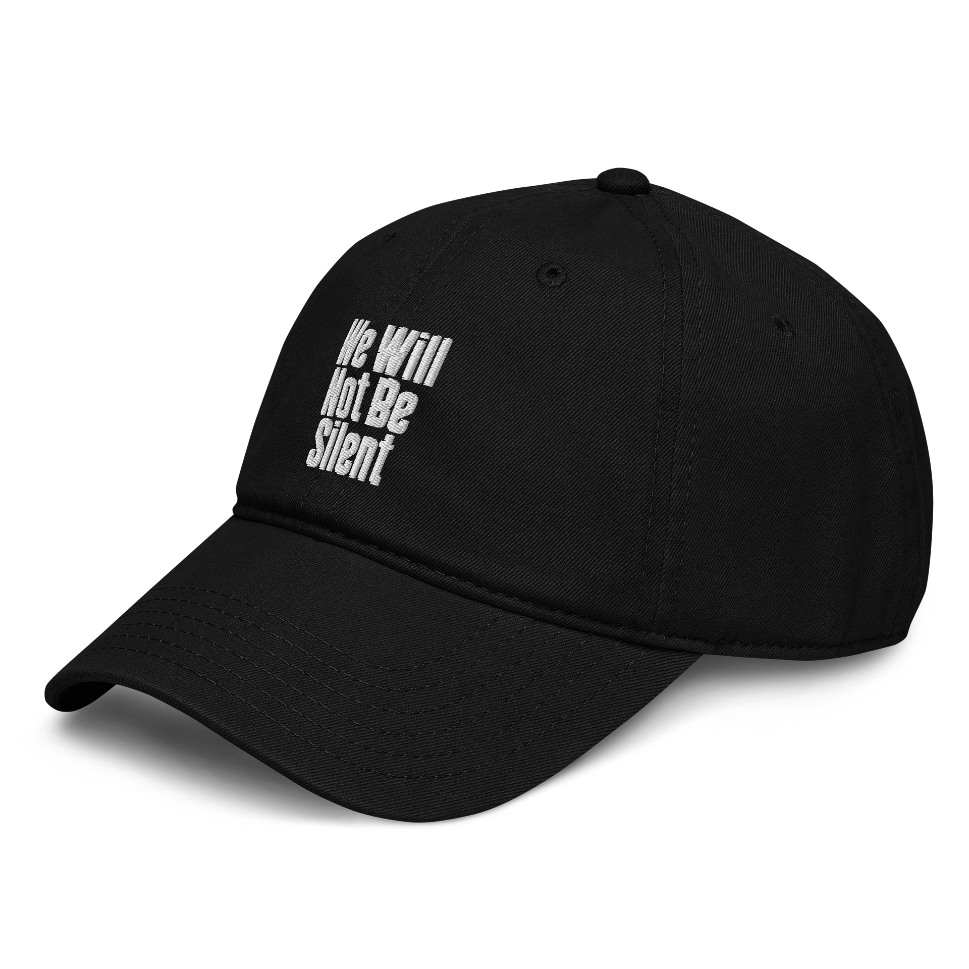 Steal This Story Please - We Will Not Be Silent Black Embroidered Cap product image (3)