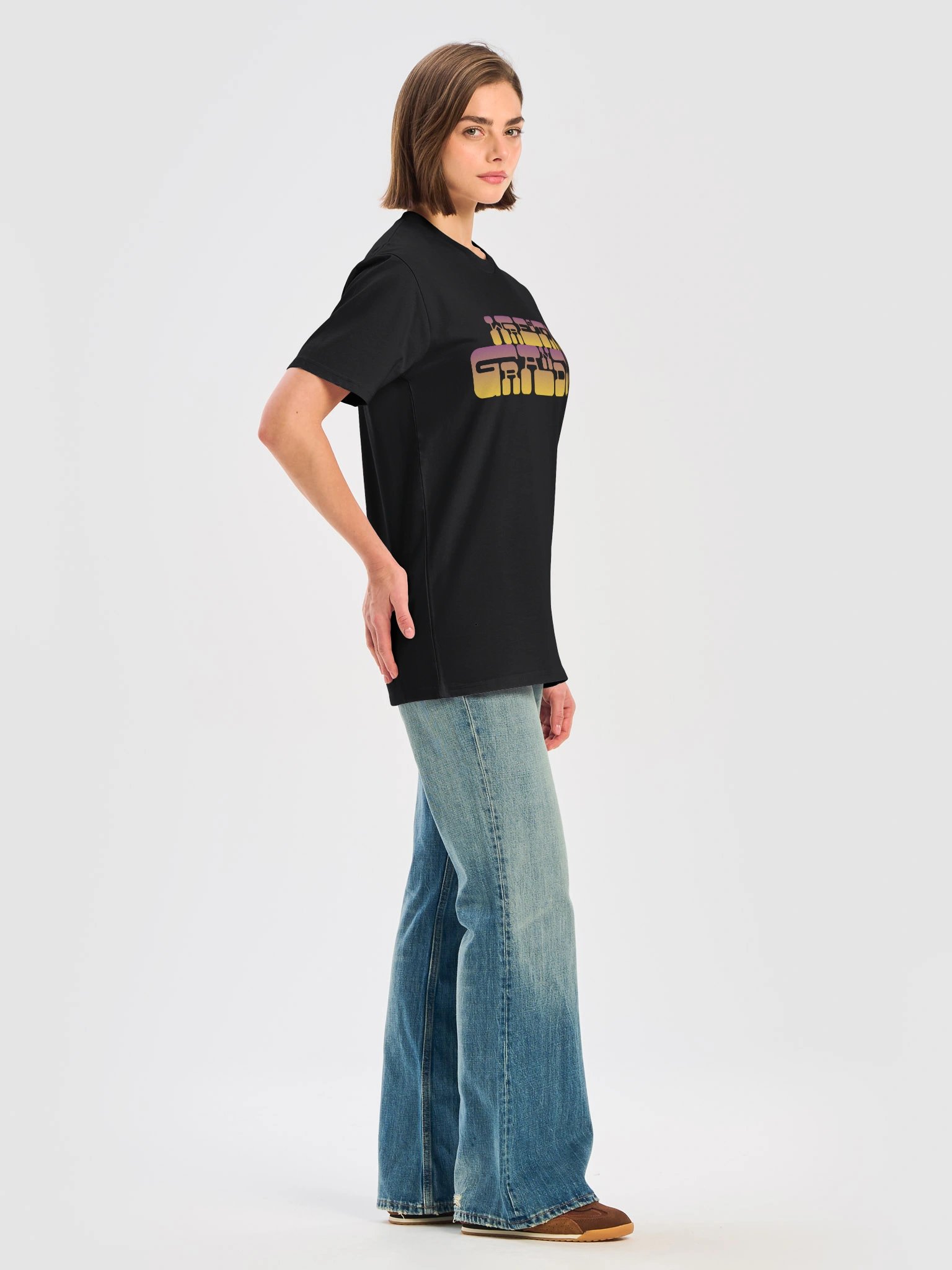 Retro Games Bubble "Wrestling Grandma" Text Tee product image (69)