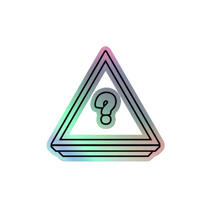 Conspiracy Inverted Sticker (Holo) product image (2)