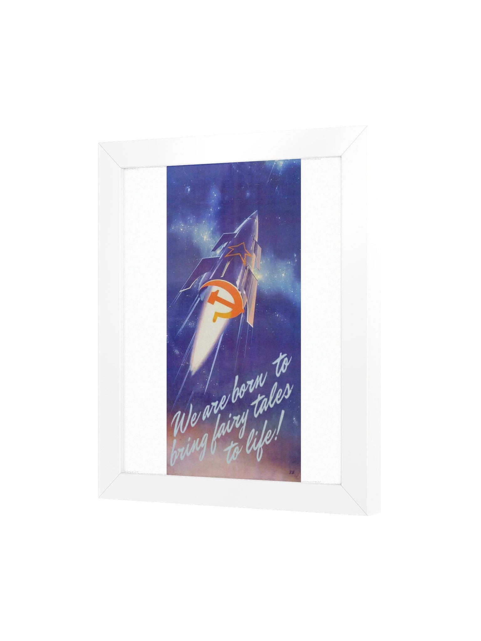 We are born to bring fairy tales to life Framed Poster (white canvas) product image (7)