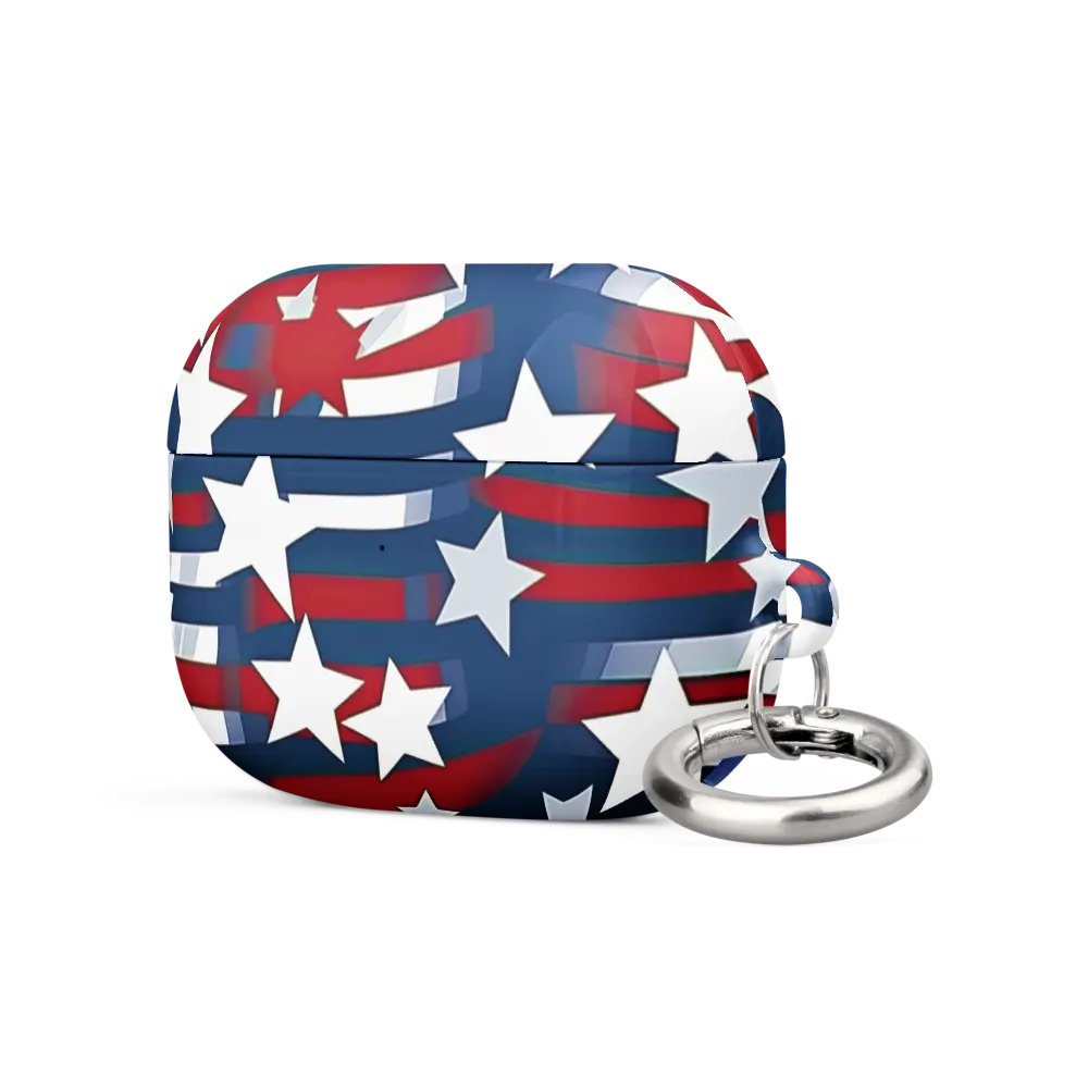 Patriotic Waves All-Over Print AirPods® Pro Gen 1 and 2 Gen 1 and 2, Gen 3 Cases product image (5)
