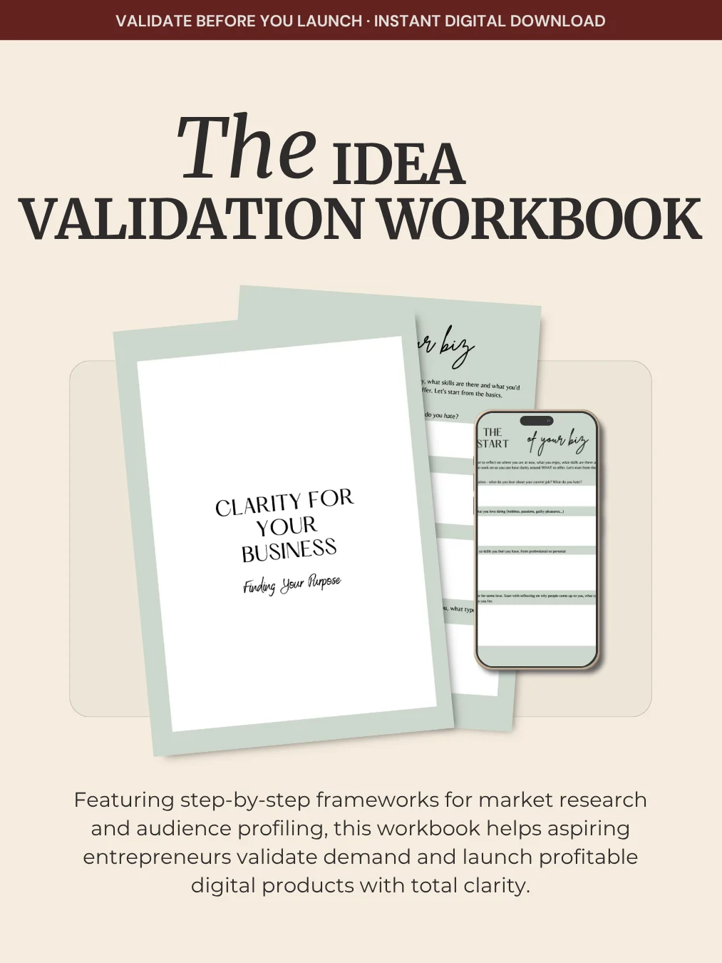 Idea Validation Workbook product image (1)