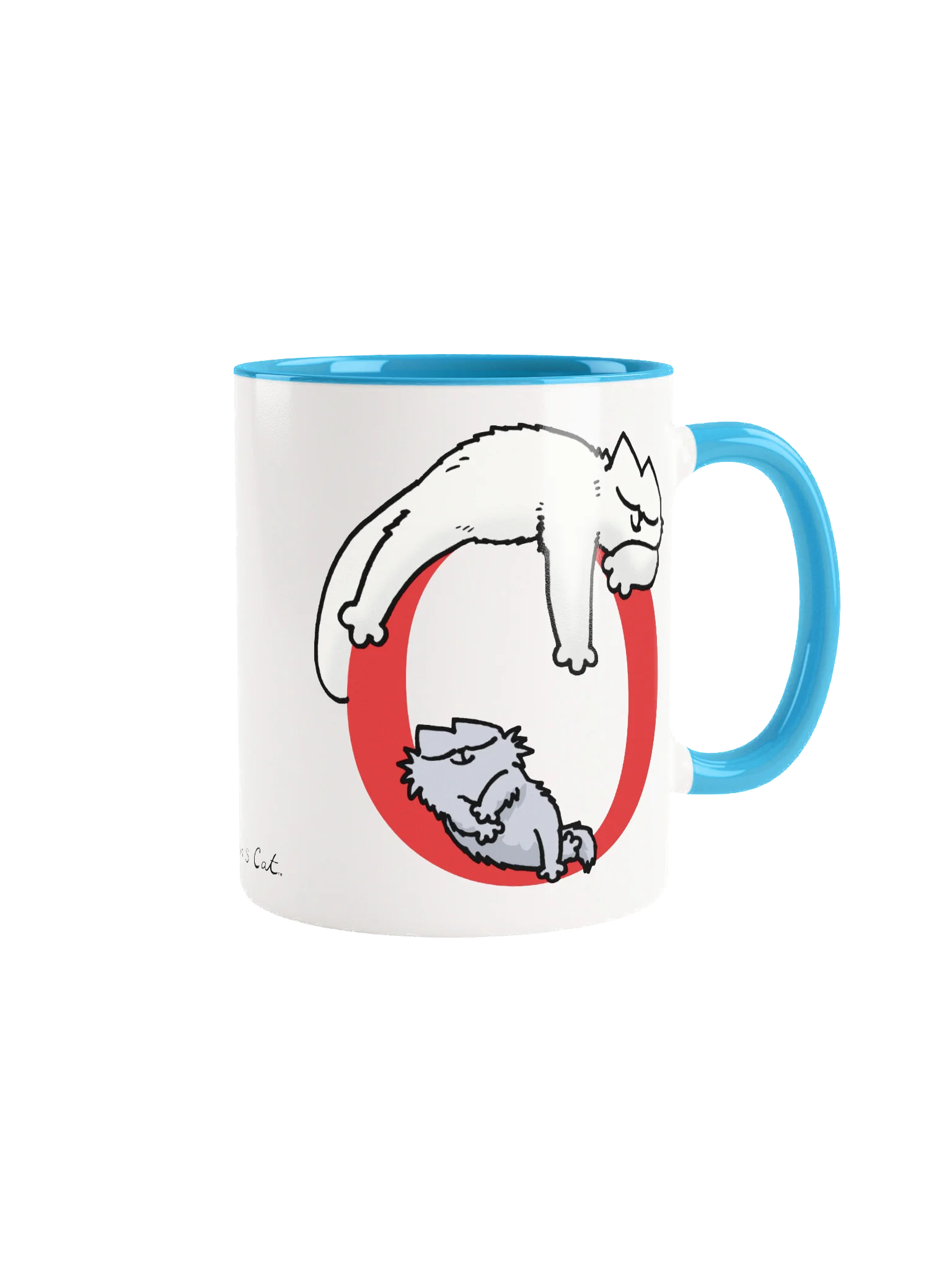 Cat Monogram Mug - O product image (2)
