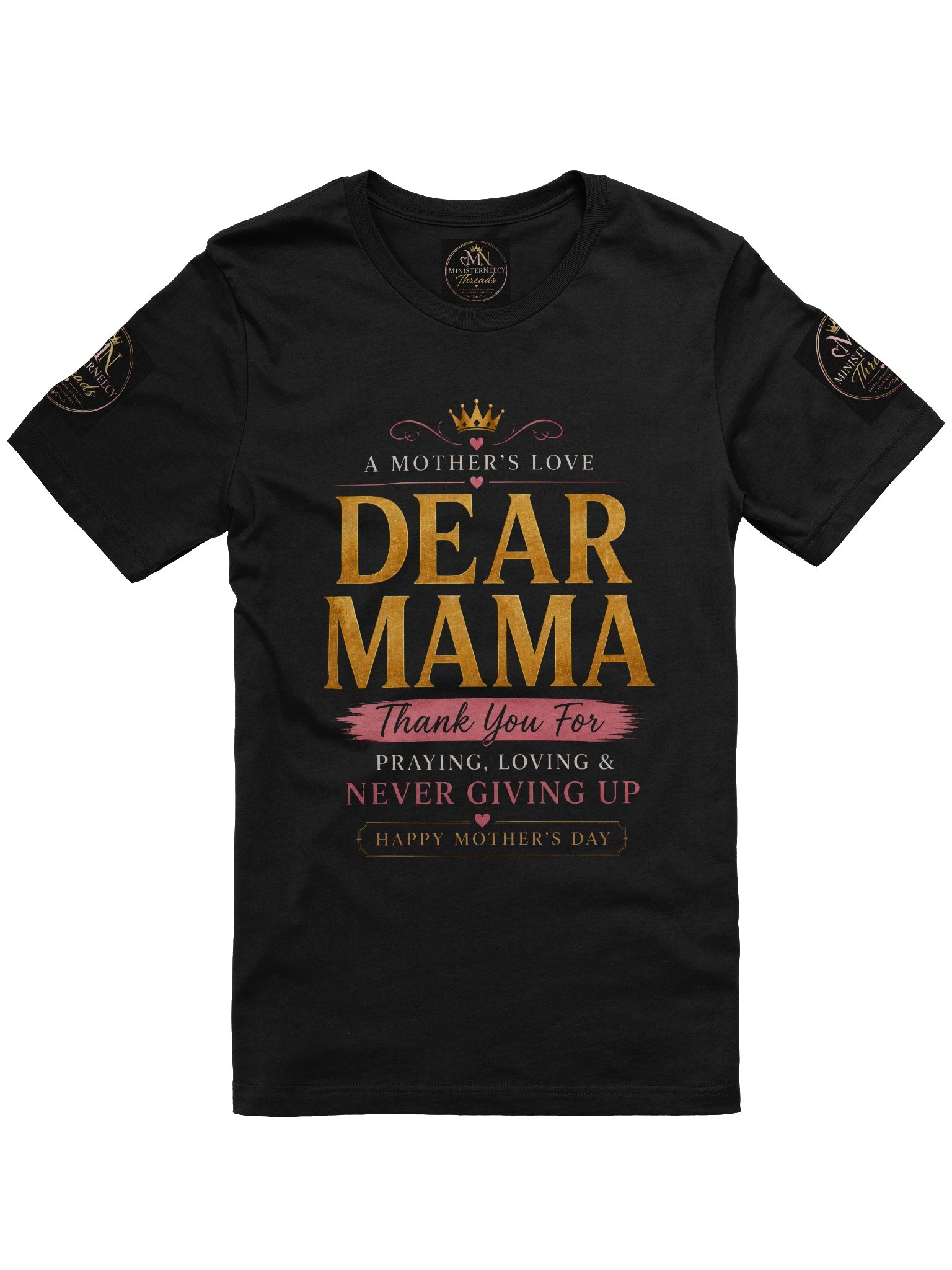 DEAR MAMA Gold & Pink Post Mother's Day Tee product image (1)