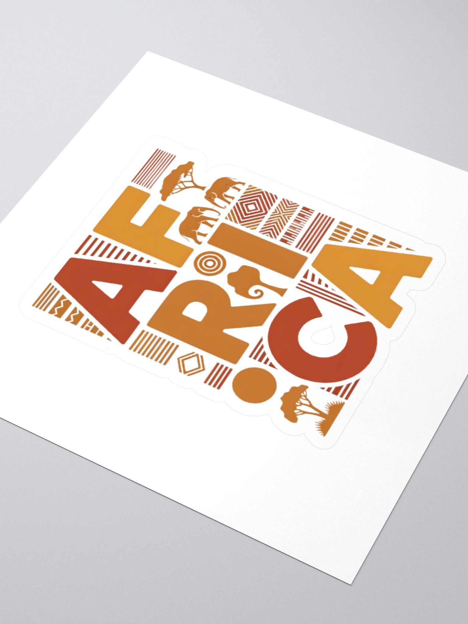 Africa African Design Prints Sticker product image (3)