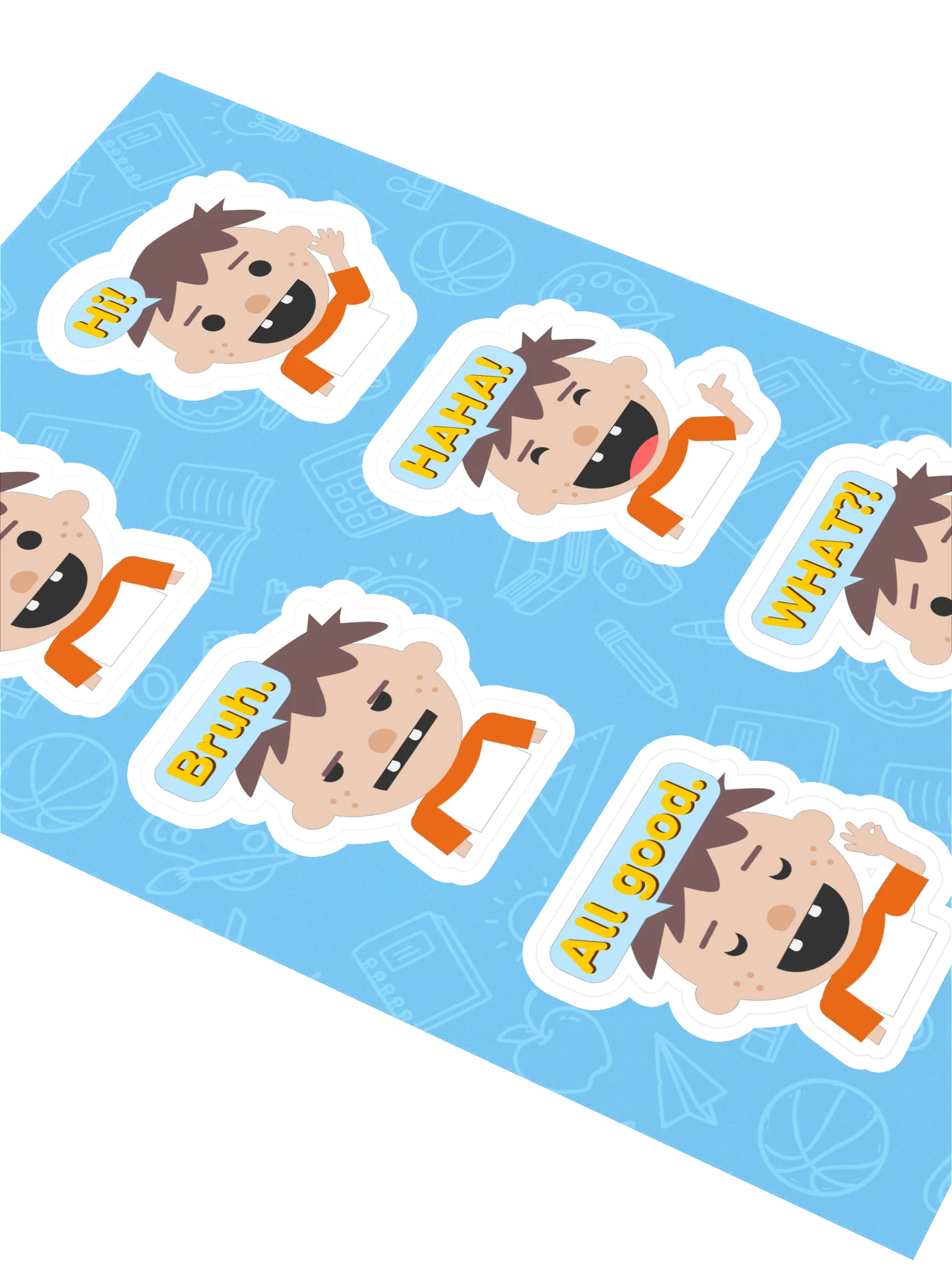 Roys Bedoys Emoji Sticker Sheet product image (2)