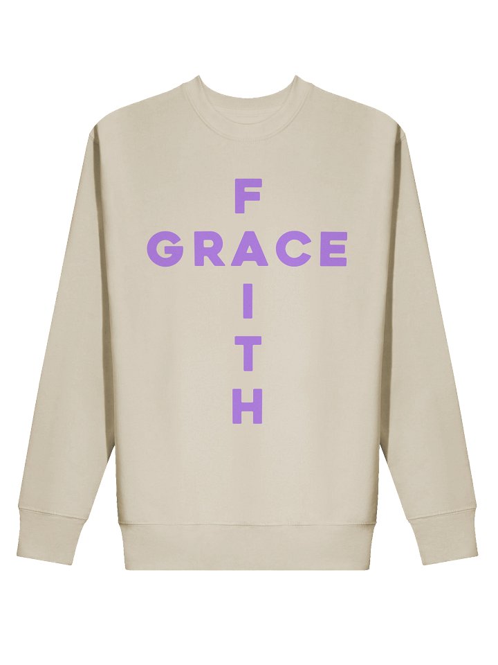 By Grace Through Faith Cross Sweatshirt product image (8)