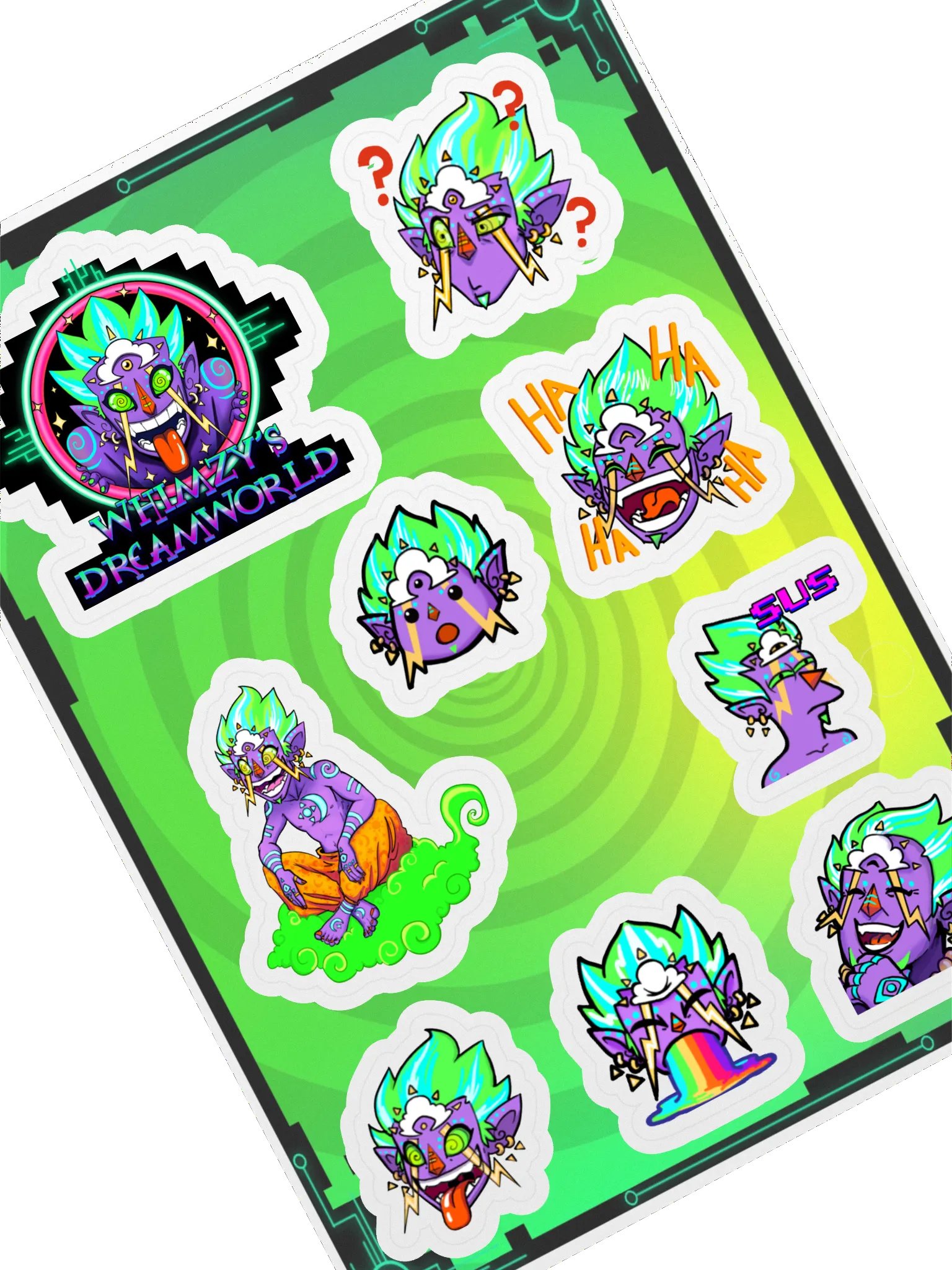 Whimzy Sticker sheet! product image (1)