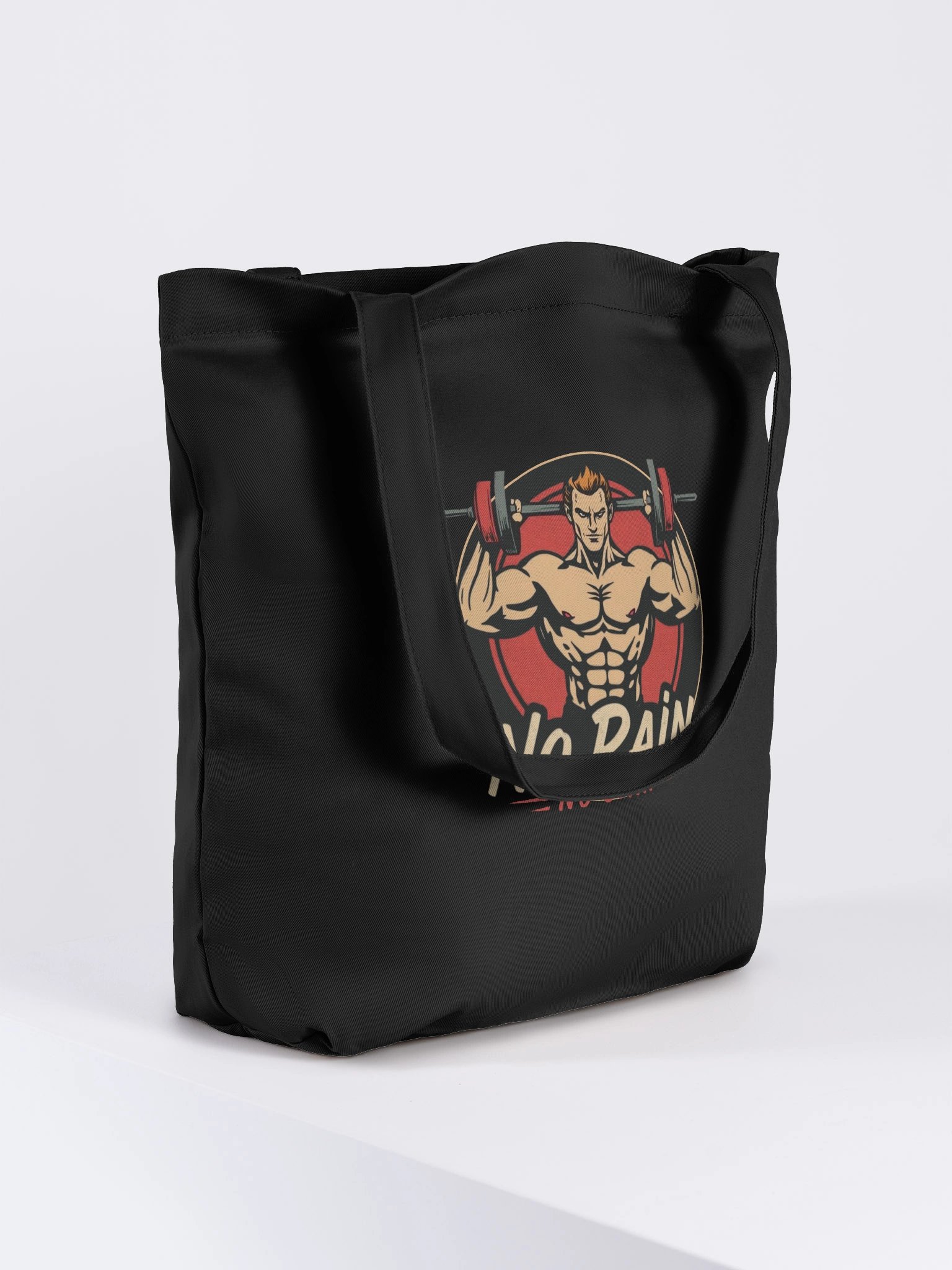 No Pain No Gain | Represent Training, Sports, Gym Workout Tote Bag product image (2)