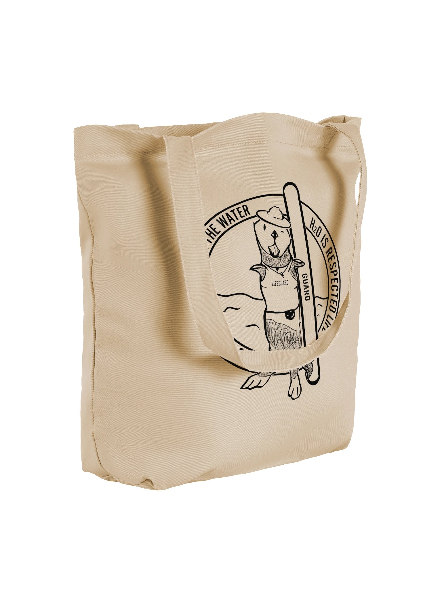 First in the Water — Sea Otter Lifeguard Tote product image (2)