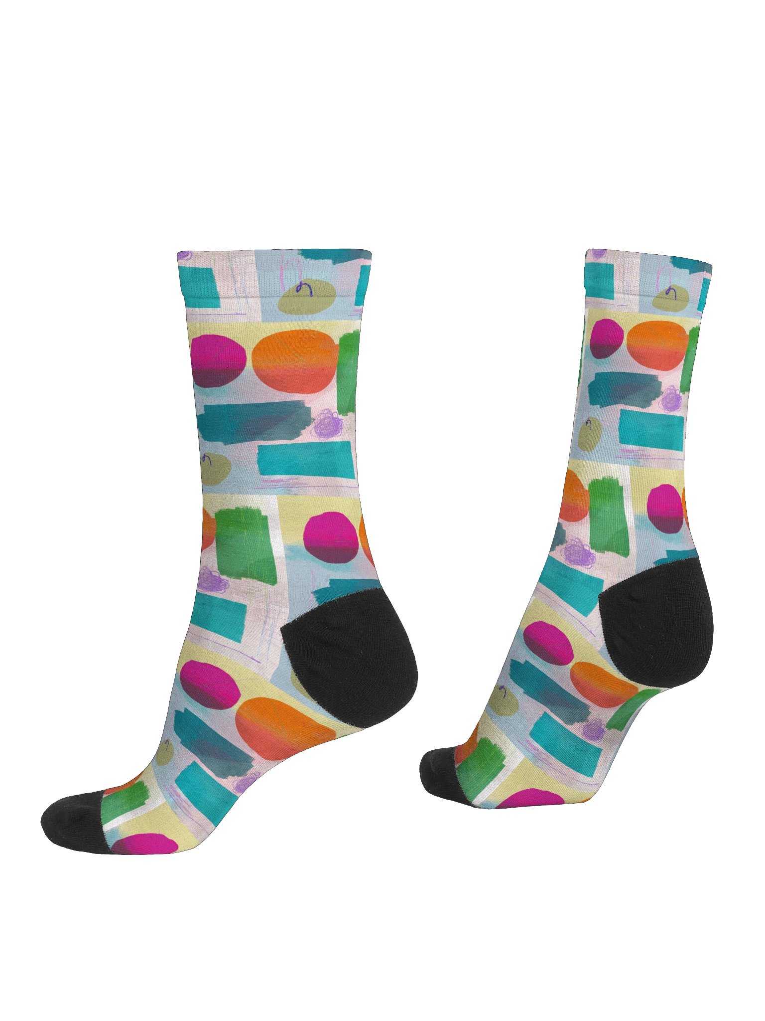 Playful Print EcoArt Crew: Premium Sustainable Socks product image (4)