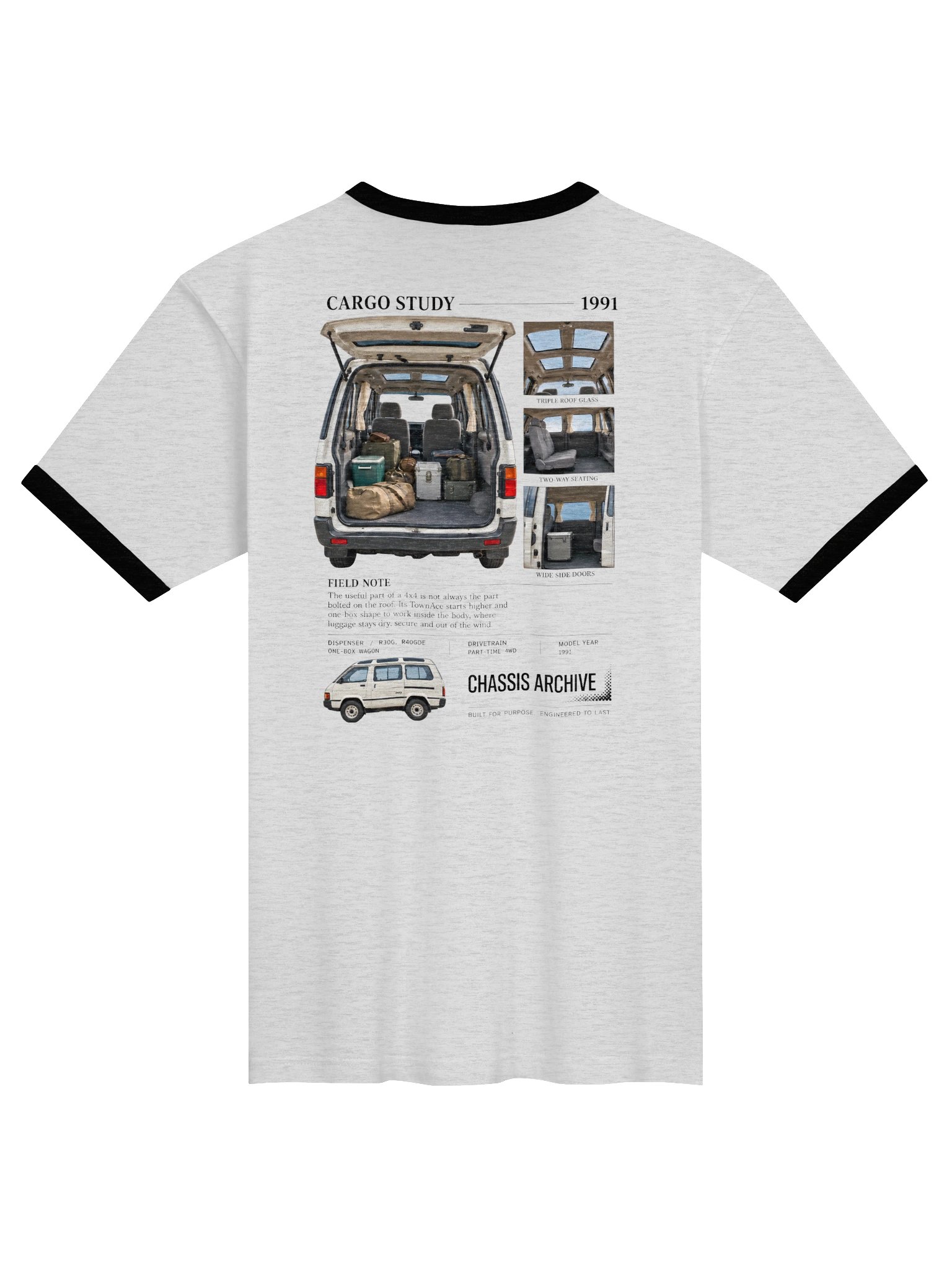 Wrong 4x4: 1991 Toyota TownAce 4WD Tee product image (2)
