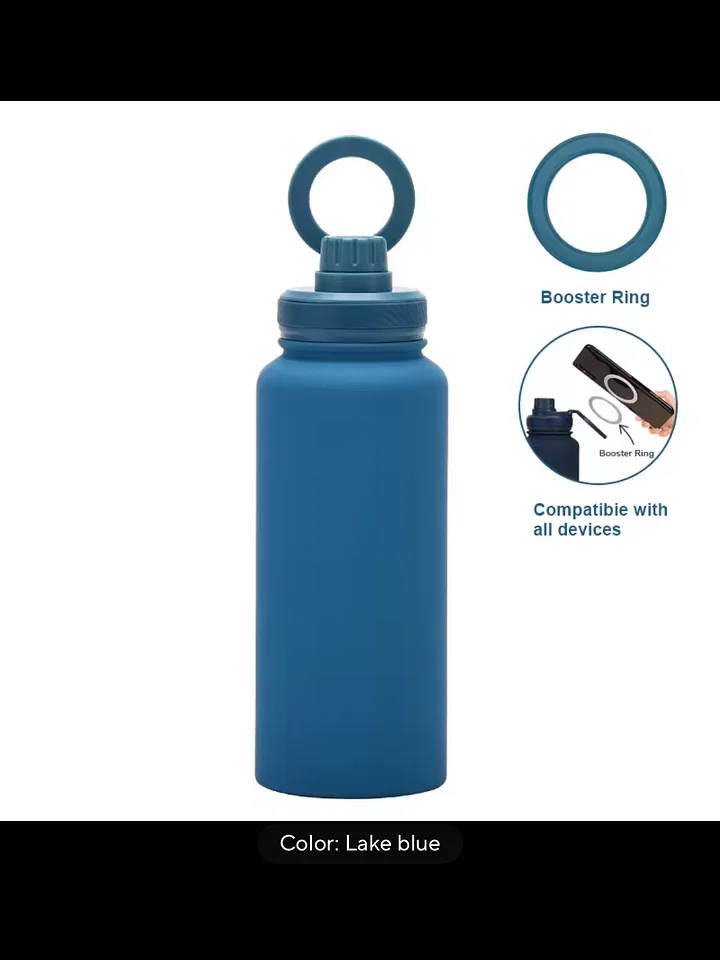 Deep Blue 32 oz. Magnetic Tag Safe Lid product image (1)
