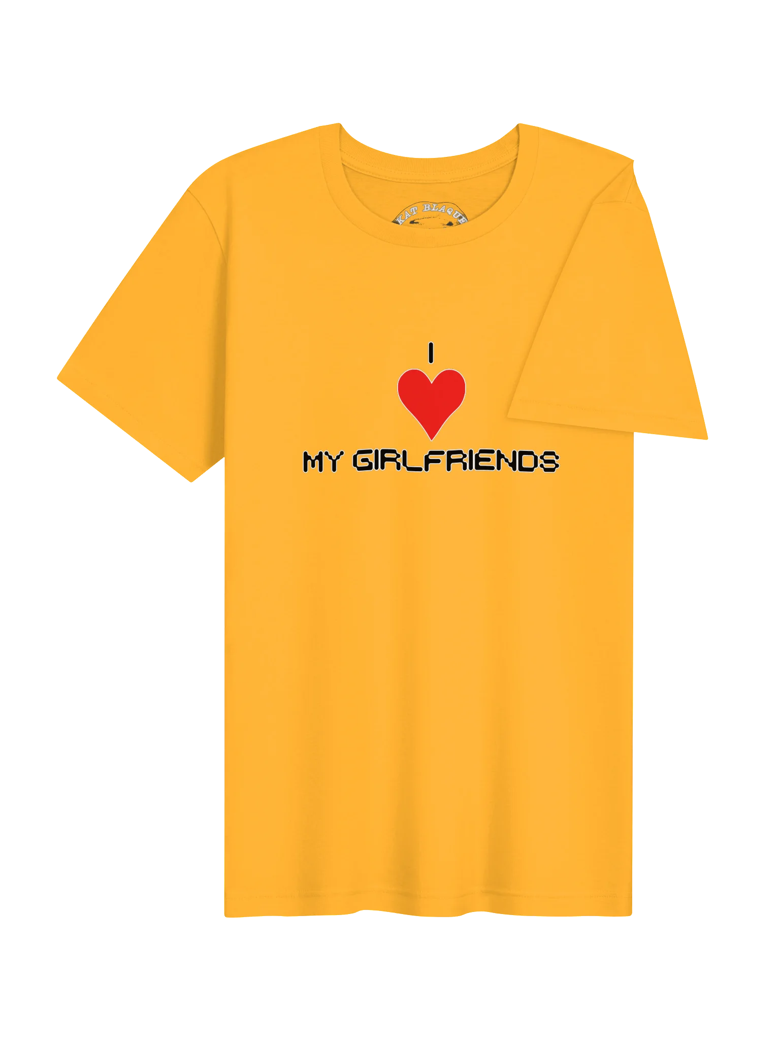 I Love My Girlfriends Super Soft White Ink Tee product image (4)
