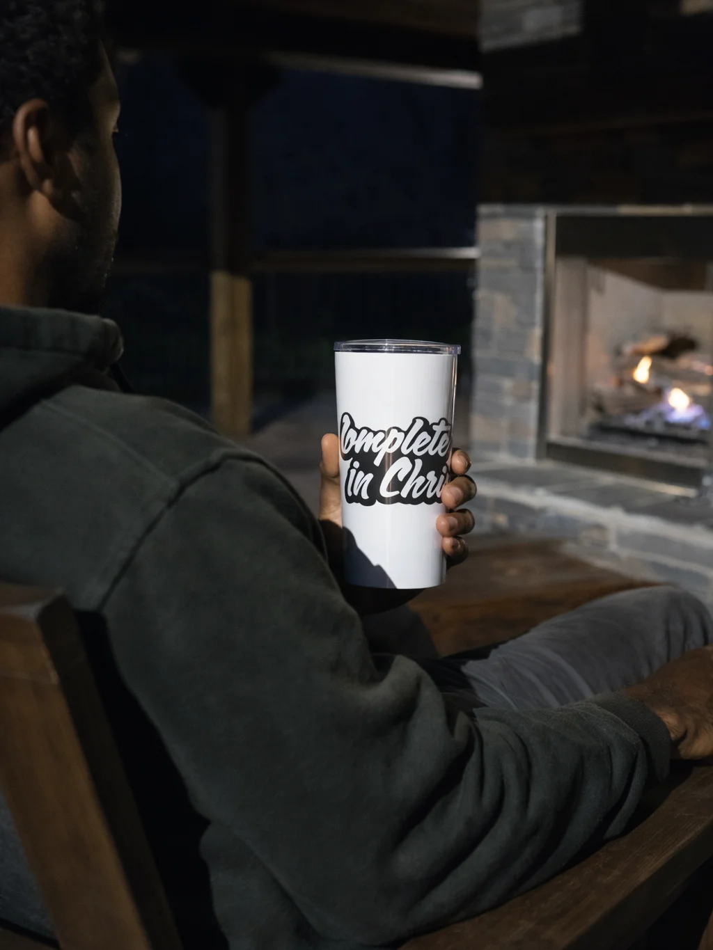 Complete in Christ Steel Serenity Tumbler product image (1)