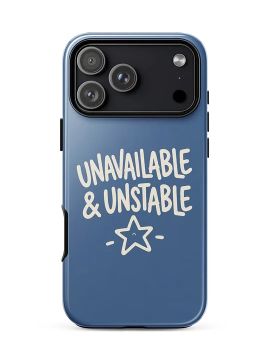 Unavailable & Unstable iPhone Case - Slate product image (1)