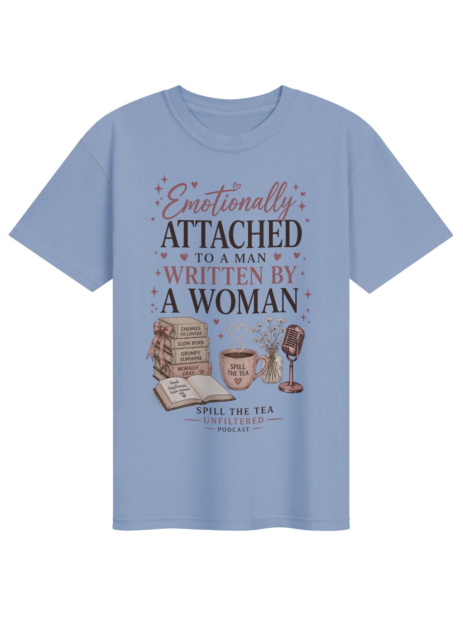 Emotionally Attached Bookish Tee product image (7)