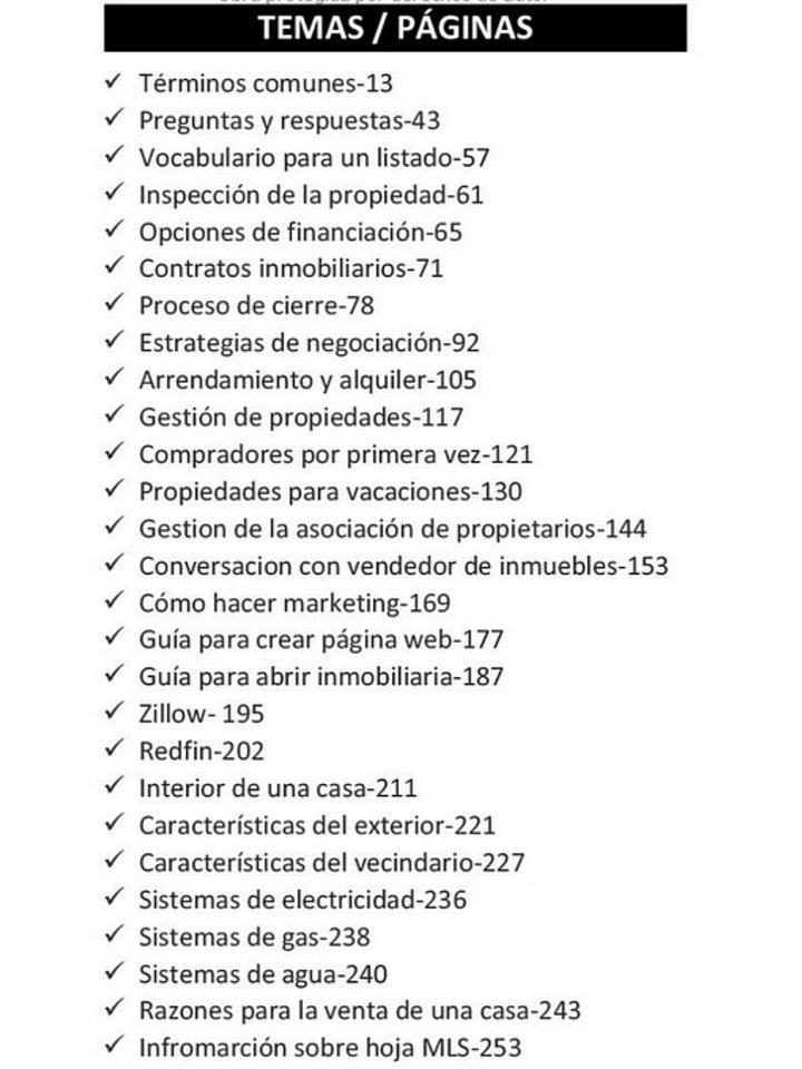 Real State - bienes raices / libro para aprender inglés con pronunicación / Compra - venta - alquiler de casas y apartamentos product image (2)