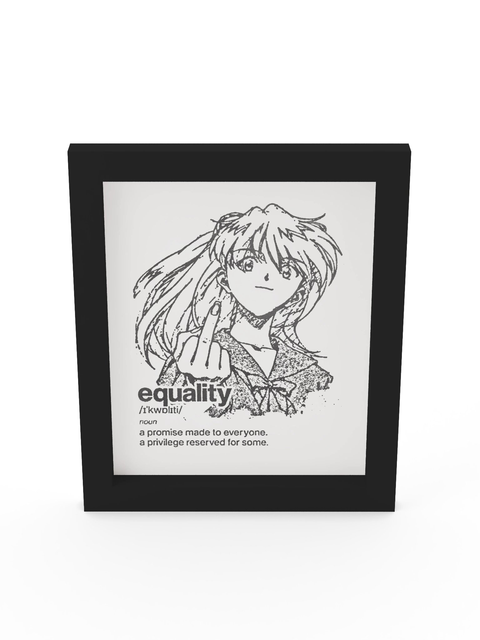 EQUALITY ! Framed Print. product image (49)