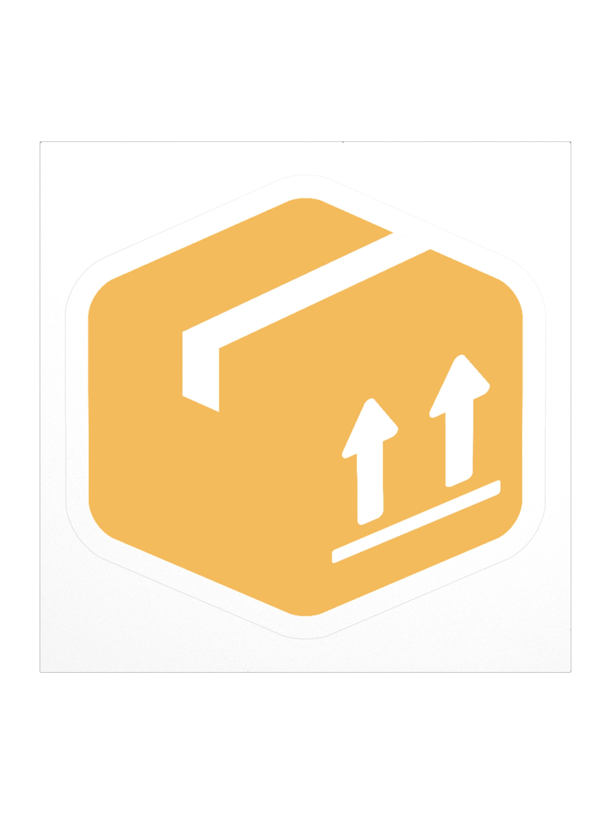 Upacel Sticker White Parcel Sticker | Merchandise Shop | Parcel