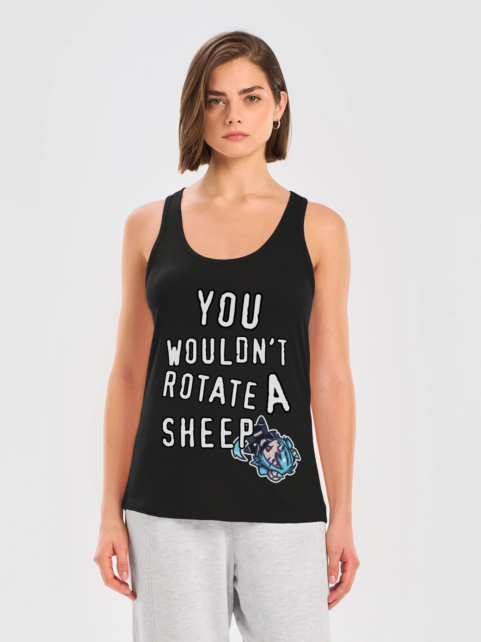 Rotate The SheepDog Racerback Tank product image (3)