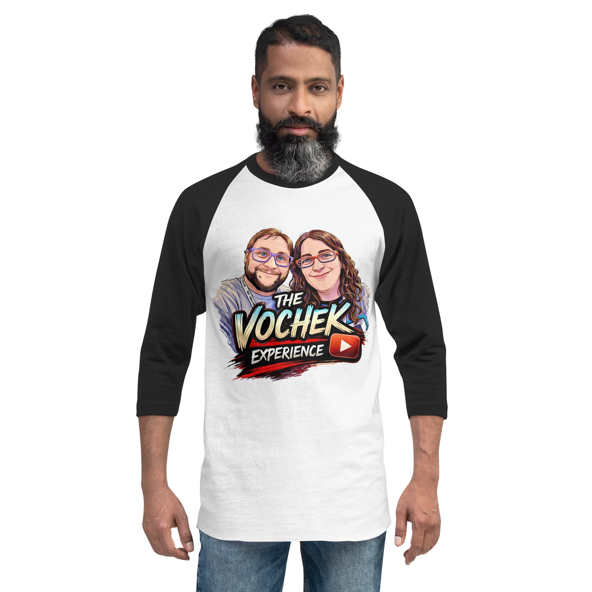 The Vochek Experience Logo Tultex Fine Jersey Raglan Tee product image (2)