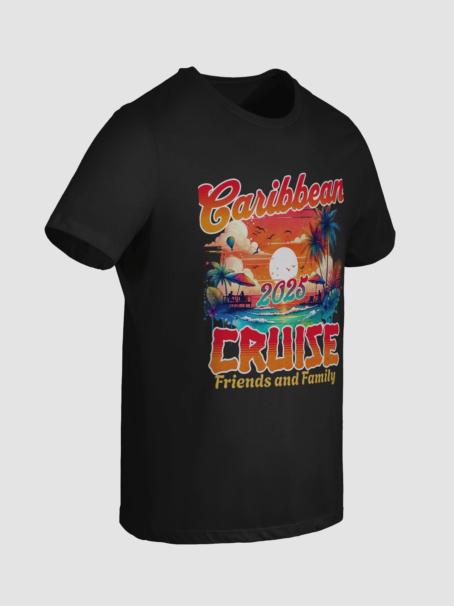 Caribbean Cruise 2025 Sunset Women's Relaxed-fit Tee product image (37)