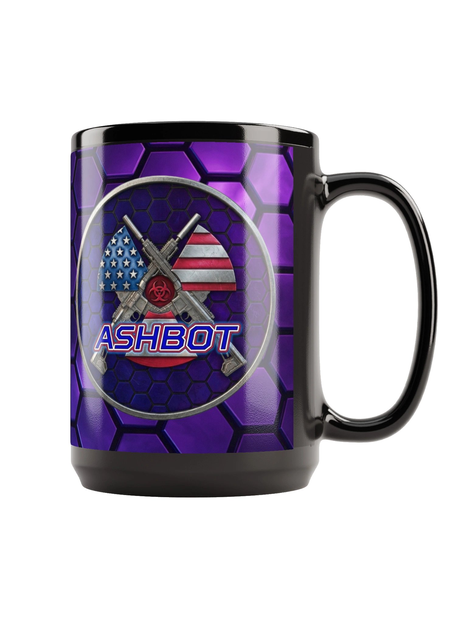 Ashbot / GOML Black Mug product image (1)