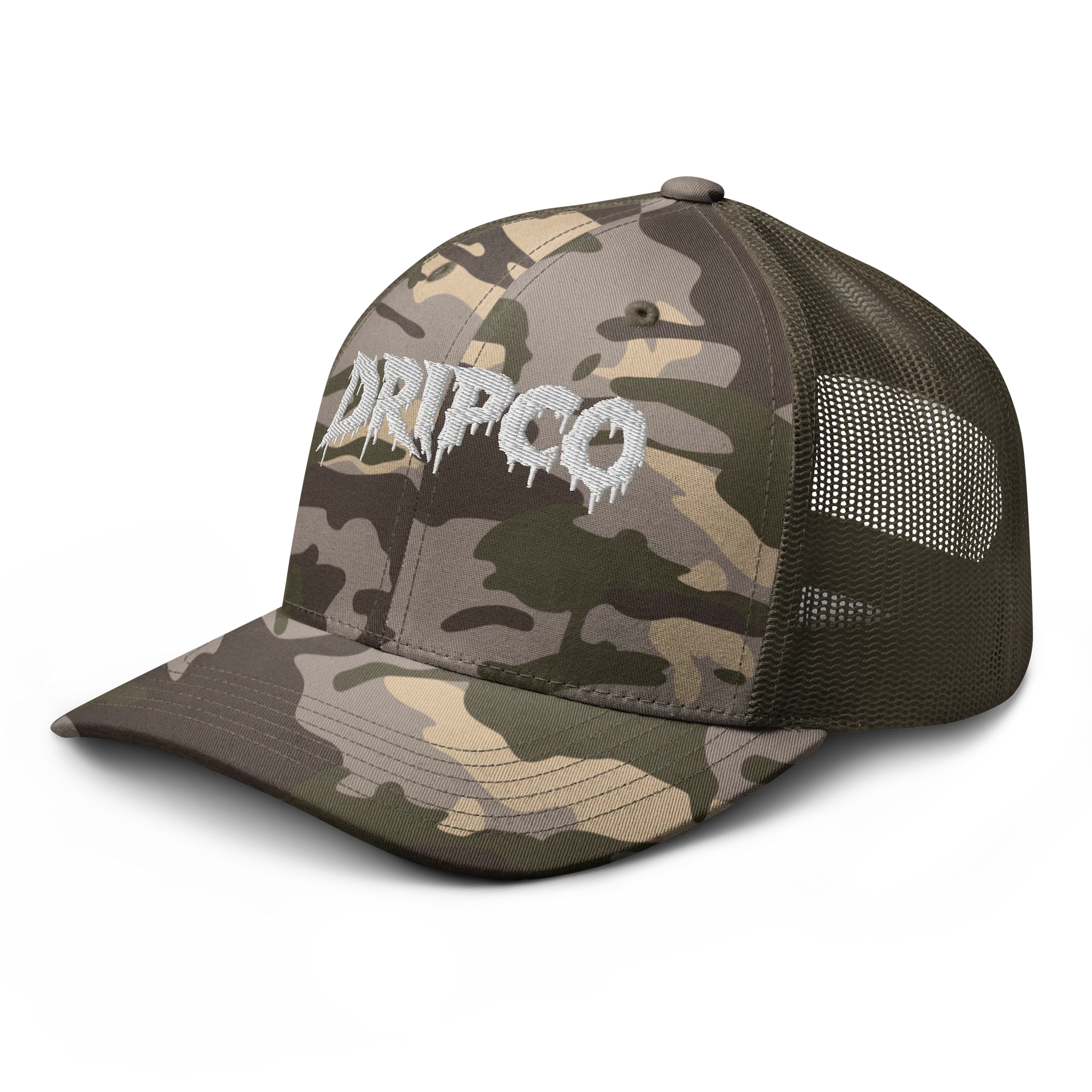 DRIPCO Camo Trucker Hat product image (16)