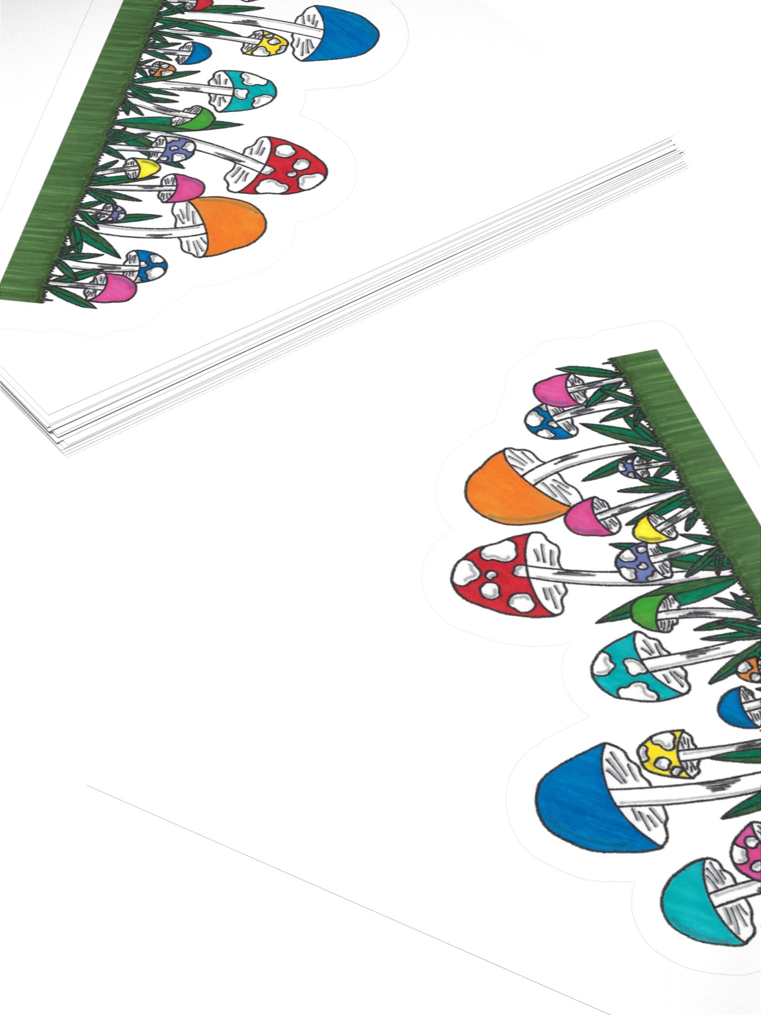 Happy Mushrooms Sticker product image (4)