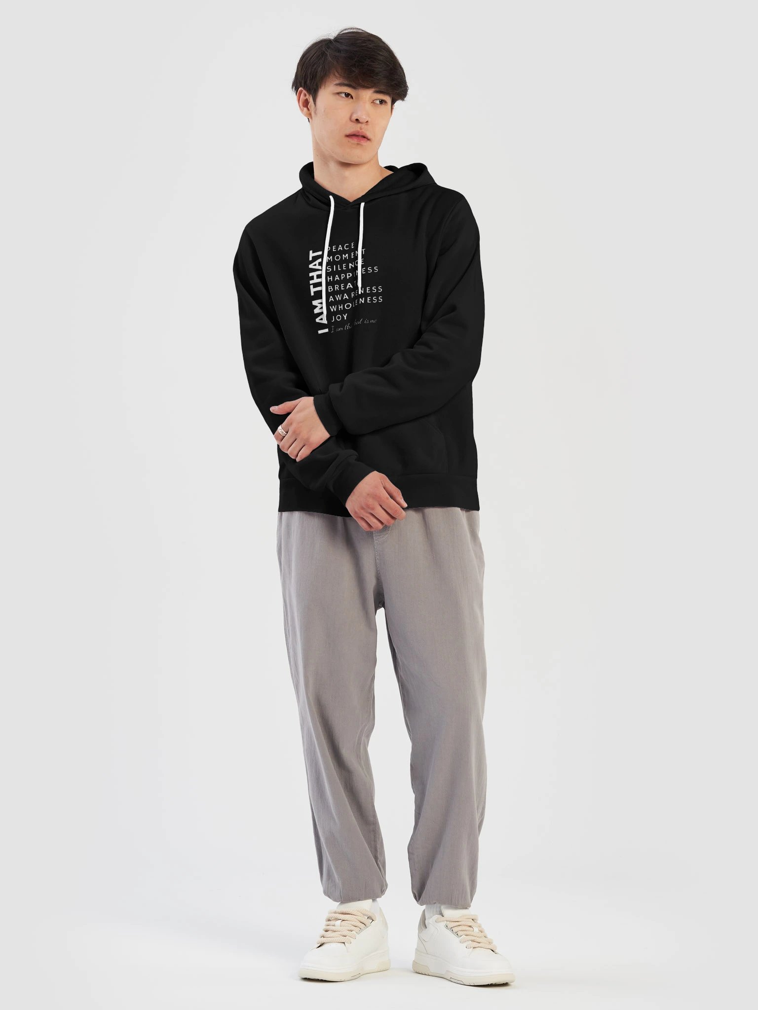 Unisex hoodie Core Statement Midnight product image (7)