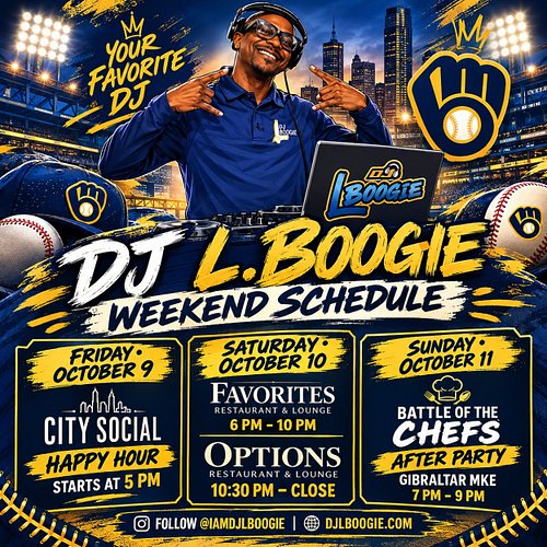 Yooo the weekend on the way let’s get to it!! I got a couple mixtapes in the works as well let’s gooo brewers!! @city_socialm...