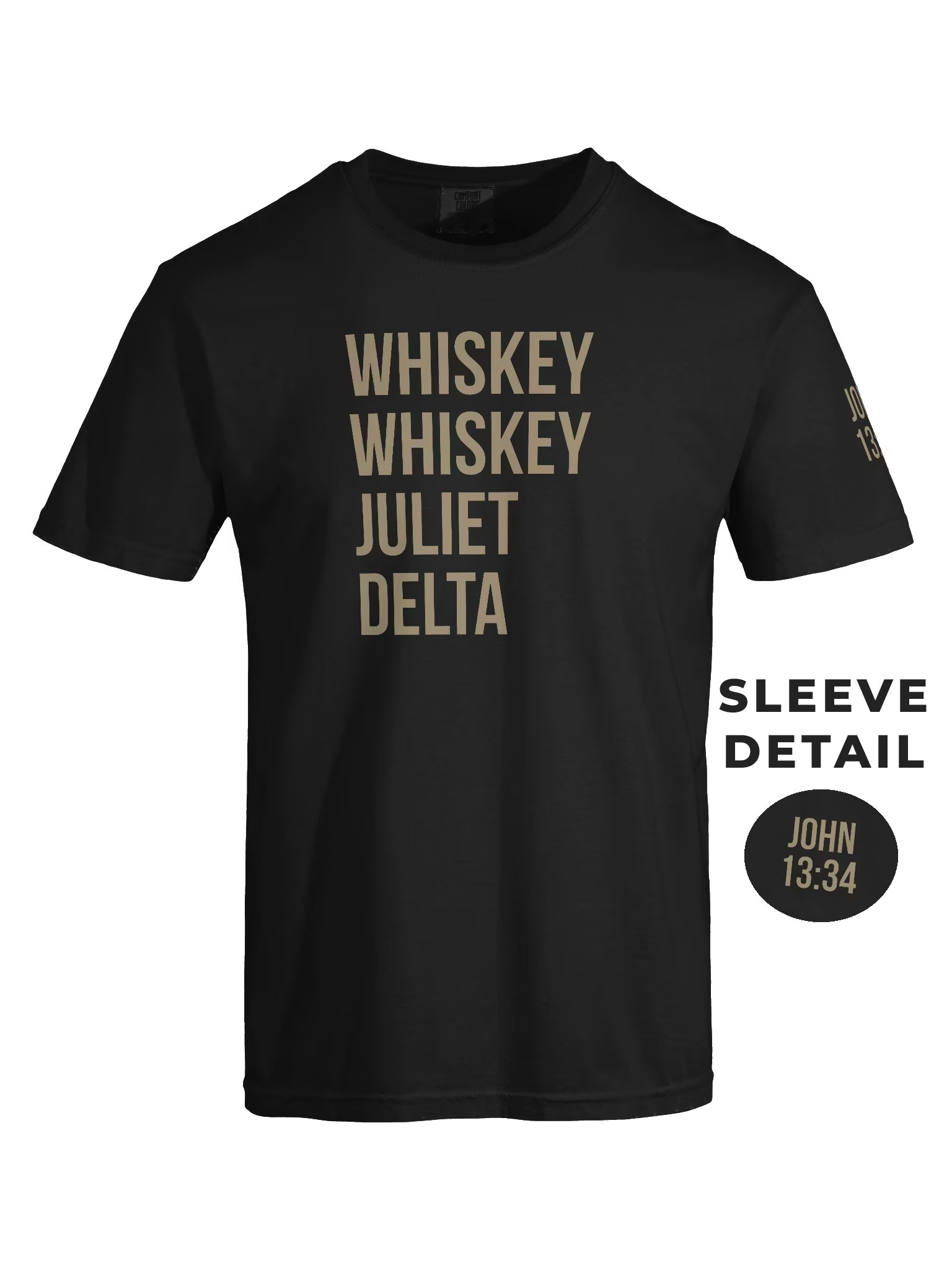 Men's WWJD NATO Tee - John 13:34 product image (2)