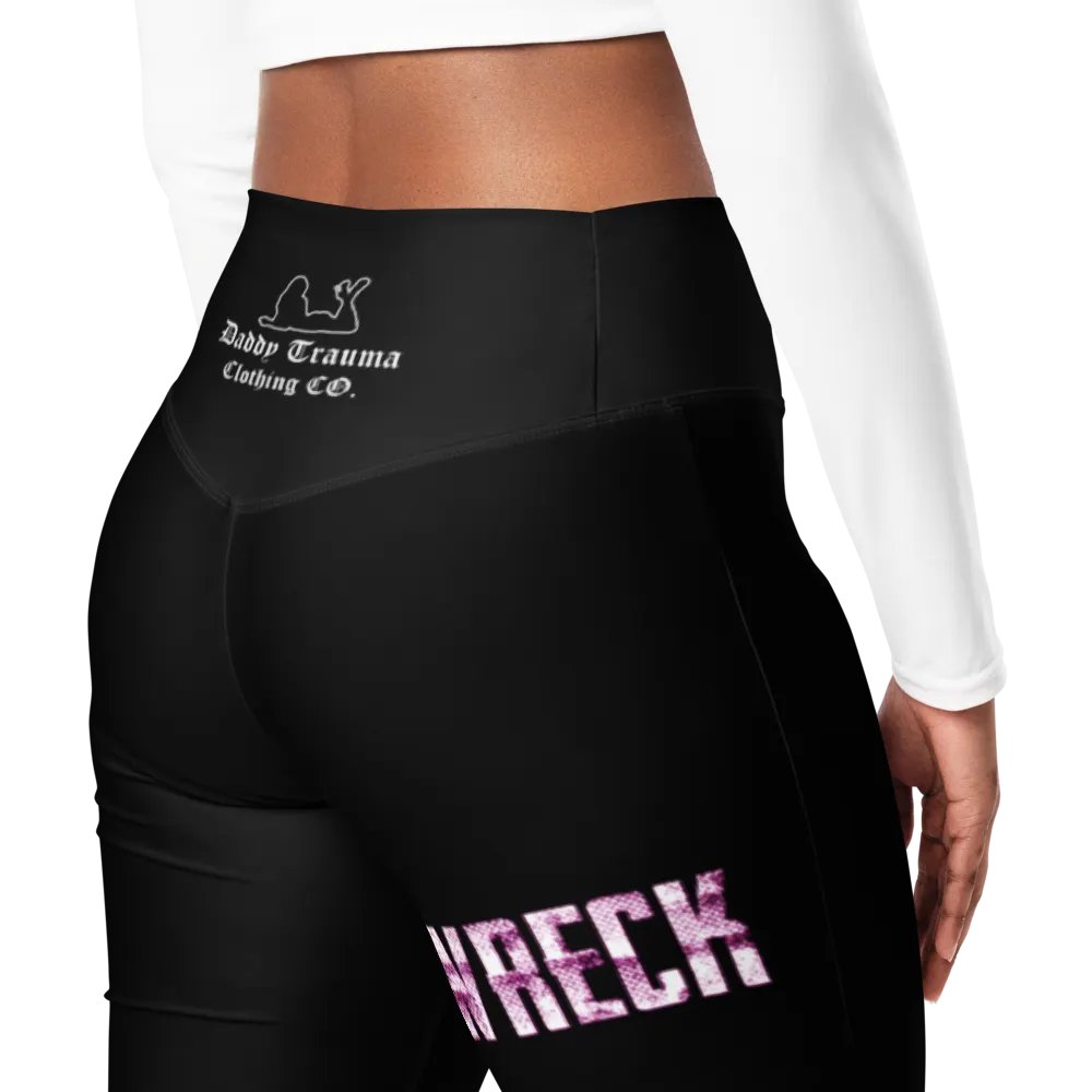 Train Wreck Black Flare Yoga Pants product image (12)