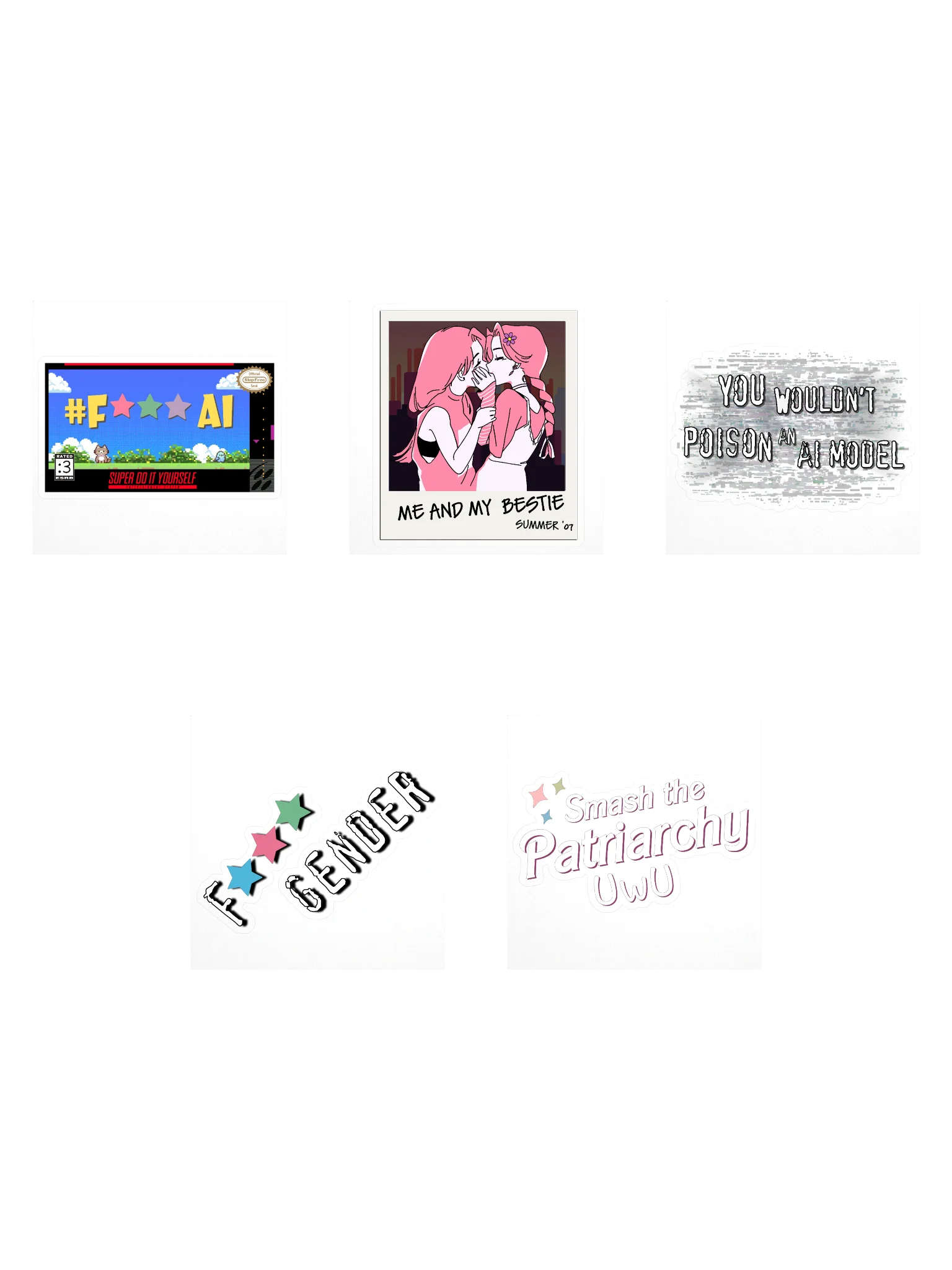 Seahorse Sticker Bundle TWO! product image (1)