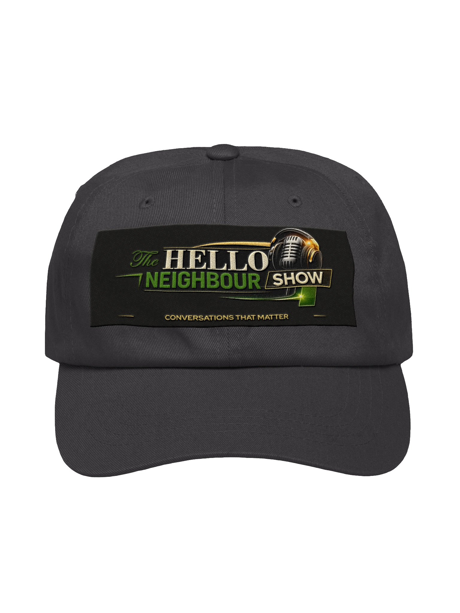 The Hello Neighbour Podcast Embroidered Logo Dad Hat product image (1)