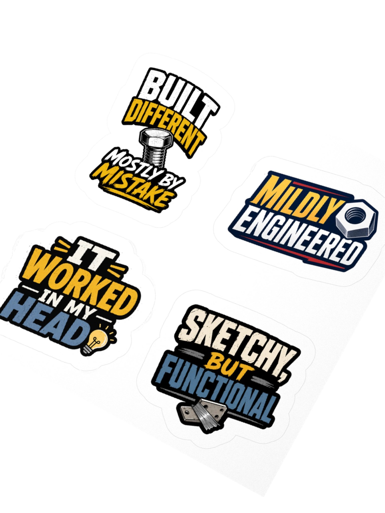 Sketchy but Functional Sticker Pack product image (5)