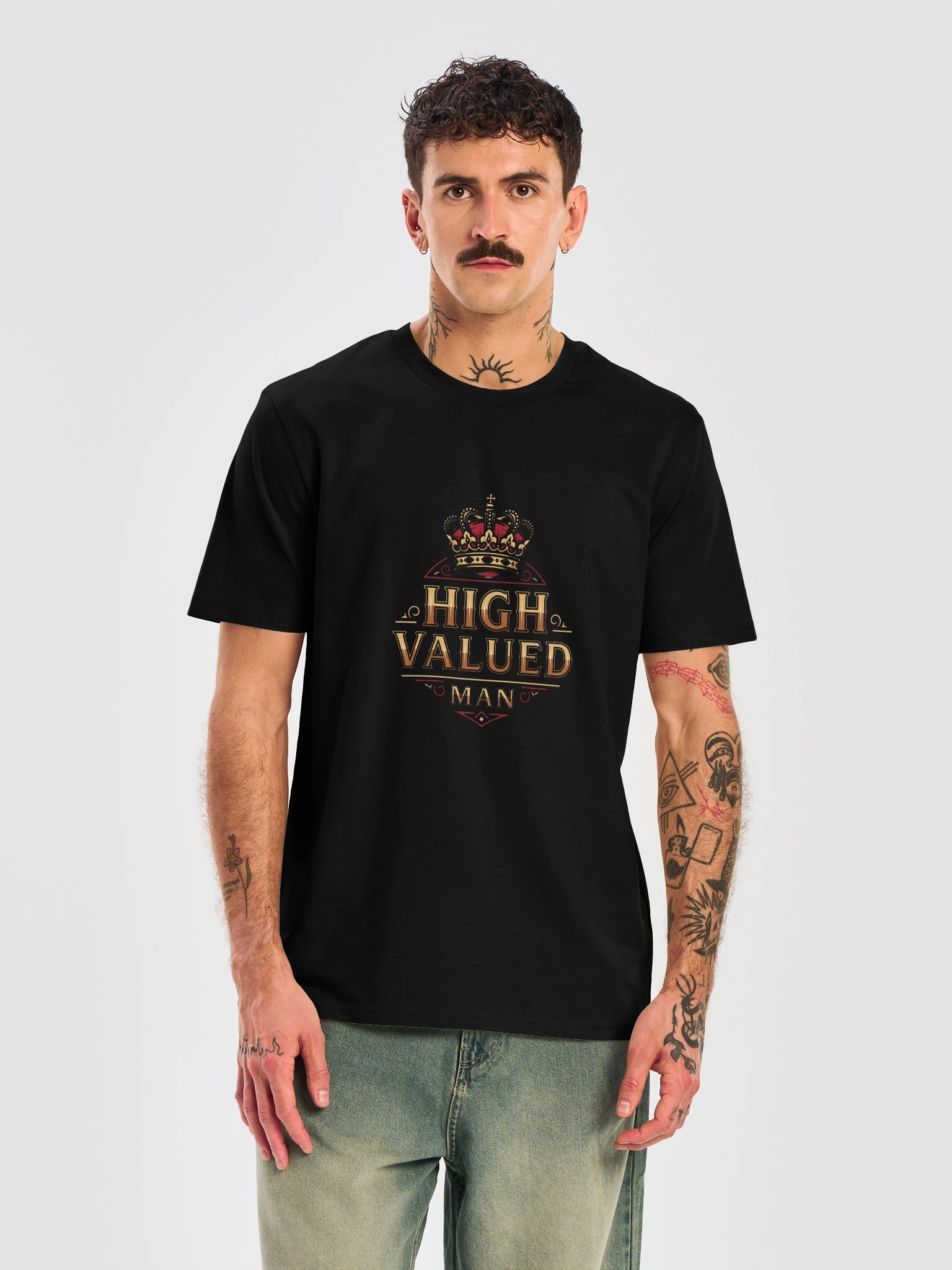 High Valued Man Novelty T-Shirt product image (5)