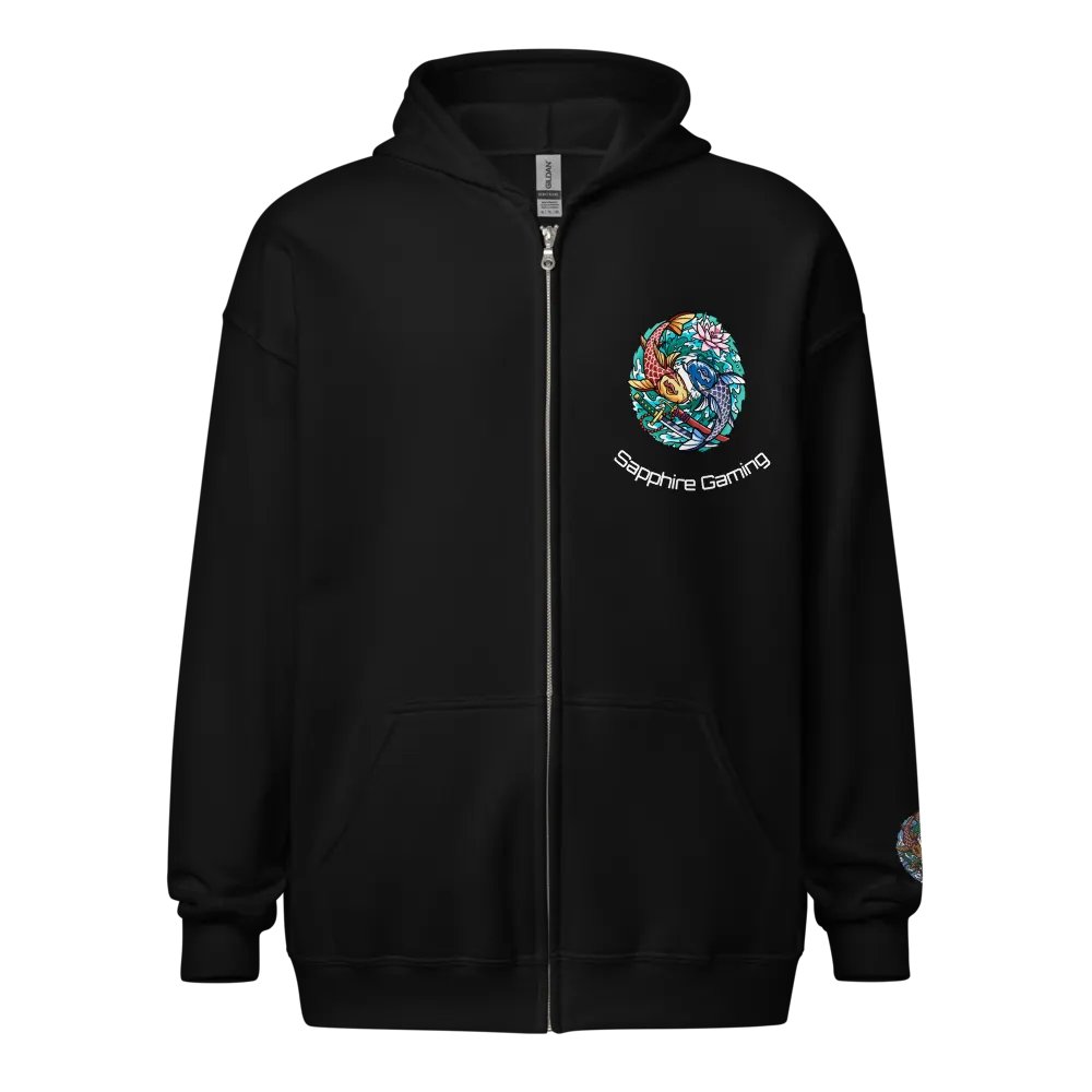 S i S wrap | Sapphire Gaming Zip Hoodie product image (1)